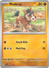 Mudbray - 091/162 - Common - Temporal Forces - Pokemon - NM/M