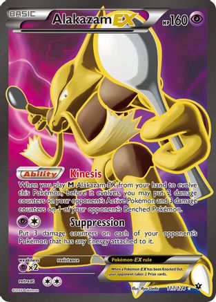Alakazam EX (Full Art) 117/124/124 - Holofoil XY  Fates Collide - Ultra Rare