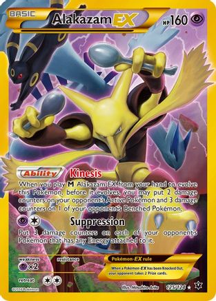 Alakazam EX (Secret) 125/124/124 - Holofoil XY  Fates Collide - Secret Rare