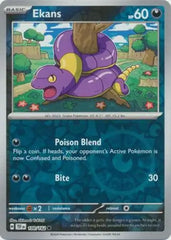 Ekans - 100/162 - Reverse Holo Common - Temporal Forces - Pokemon - NM/M