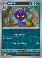 Arbok - 101/162 - Reverse Holo Common - Temporal Forces - Pokemon - NM/M