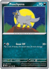 Poochyena - 105/162 - Common - Temporal Forces - Pokemon - NM/M