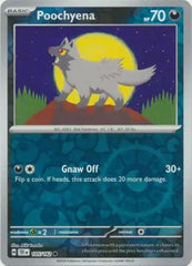 Poochyena - 105/162 - Reverse Holo Common - Temporal Forces - Pokemon - NM/M