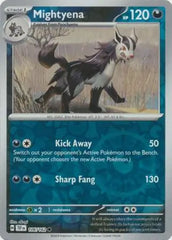 Mightyena - 106/162 - Reverse Holo Common - Temporal Forces - Pokemon - NM/M