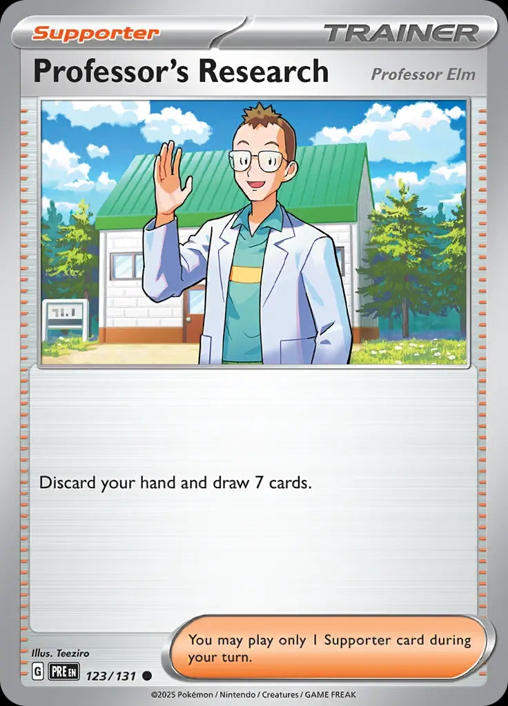 Professor's Research - 123/131 - Prismatic Evolutions - Common Normal - NM/M