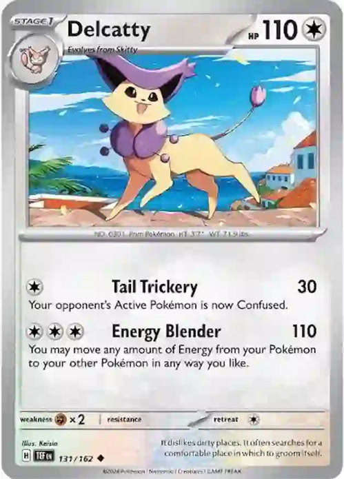 Delcatty - 131/162 - Uncommon - Temporal Forces - Pokemon - NM/M