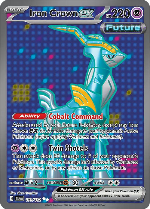 Iron Crown ex - 191/162 - Ultra Rare - Temporal Forces - Pokemon - NM/M