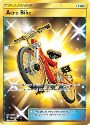 Acro Bike (Secret) 178/168 - Holofoil SM  Celestial Storm - Secret Rare