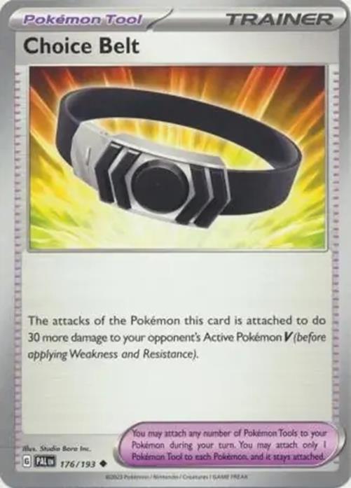 Choice Belt - 176/193 - Paldea Evolved - Uncommon - NM/M