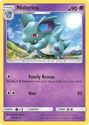 Nidorina 055/181/181 SM  Team Up - Uncommon