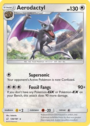 Aerodactyl 130/181/181 SM  Team Up - Rare