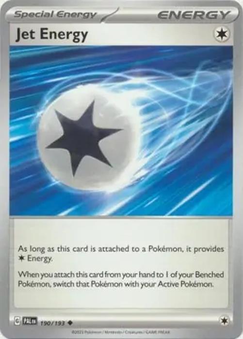 Jet Energy - 190/193 - Paldea Evolved - Uncommon - NM/M