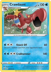 Crawdaunt 039/163/163 - Reverse Holofoil SWSH05 Battle Styles - Uncommon