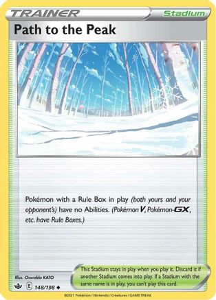 Path to the Peak - 148/198 - Uncommon - Chilling Reign - Pokemon - NM/M