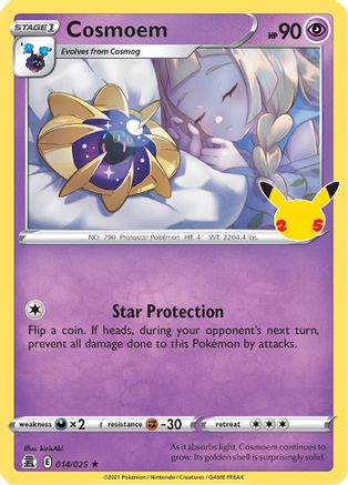 Cosmoem 014/025/25 - Holofoil Celebrations - Holo Rare