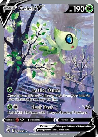 Celebi V - 245/264 - Ultra Rare - Fusion Strike - Pokemon - NM/M