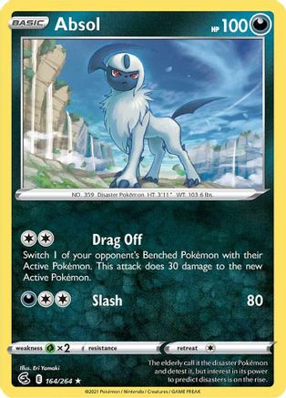 Absol - 164/264 - Rare - Fusion Strike - Pokemon - NM/M