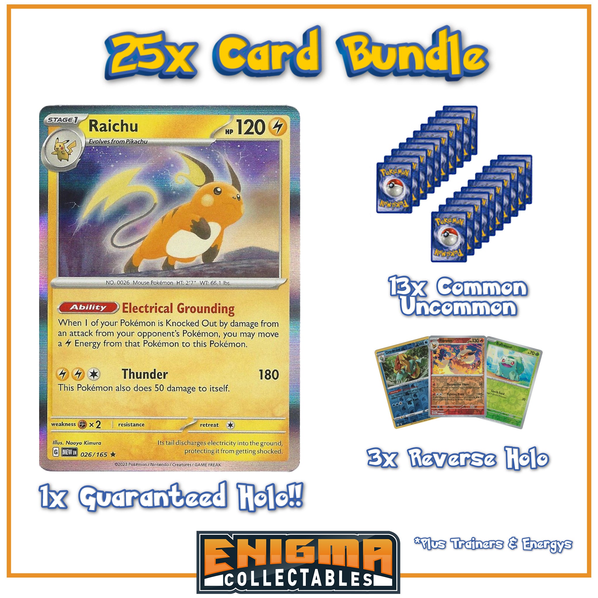 25x Pokemon Card Bundle (English)