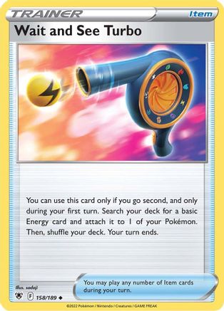 Wait and See Turbo - 158/189 - Uncommon - Astral Radiance - Pokemon - NM/M