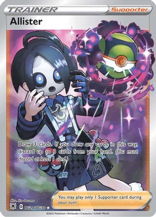Allister TG24/TG30/30 - Holofoil SWSH10 Astral Radiance Trainer Gallery - Ultra Rare