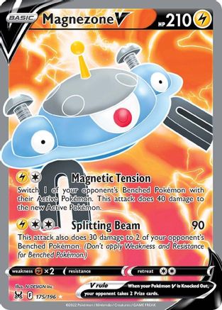 Magnezone V - 175/196 - Ultra Rare - Lost Origin - Pokemon - NM/M