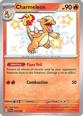 Charmeleon - 110/091 - Baby Shiny - Paldean Fates - Pokemon - NM/M