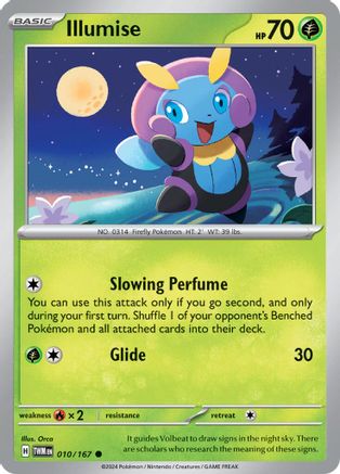 Illumise 010/167 - Reverse Holofoil SV06 Twilight Masquerade - Common
