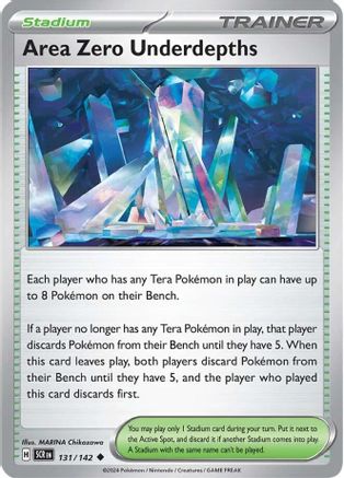 Area Zero Underdepths - 131/142 - Reverse Holo Uncommon - Stellar Crown - Pokemon - NM/M