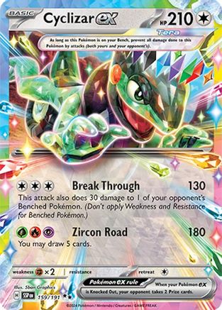 Cyclizar EX - 159/191 - Double Rare - Surging Sparks - Pokemon - NM/M