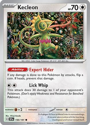 Kecleon - 150/191 - Reverse Holo Common - Surging Sparks - Pokemon - NM/M