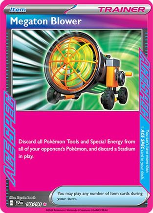 Megaton Blower - 182/191 - ACE SPEC Rare - Surging Sparks - Pokemon - NM/M