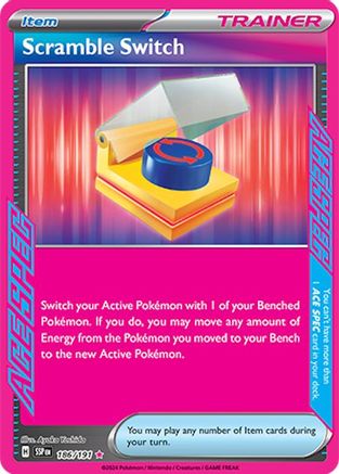 Scramble Switch - 186/191 - ACE SPEC Rare - Surging Sparks - Pokemon - NM/M
