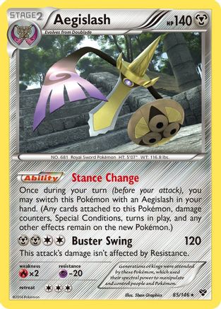 Aegislash (85) 085/146 XY Base Set - Rare