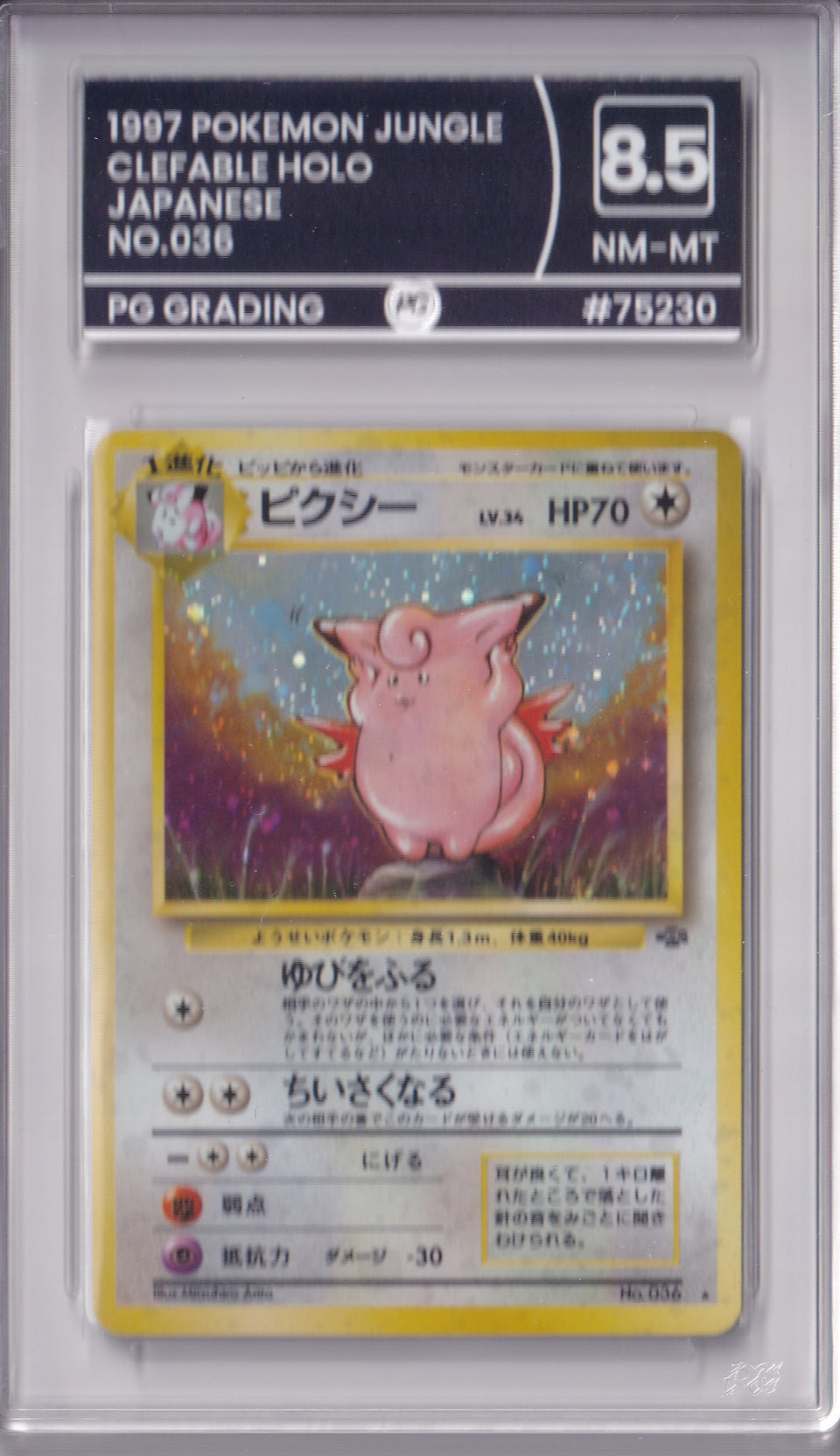 Clefable Holo - Japanese Jungle - PG8.5