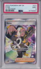 Ryme - 221/197 - Obsidian Flames - PSA 9