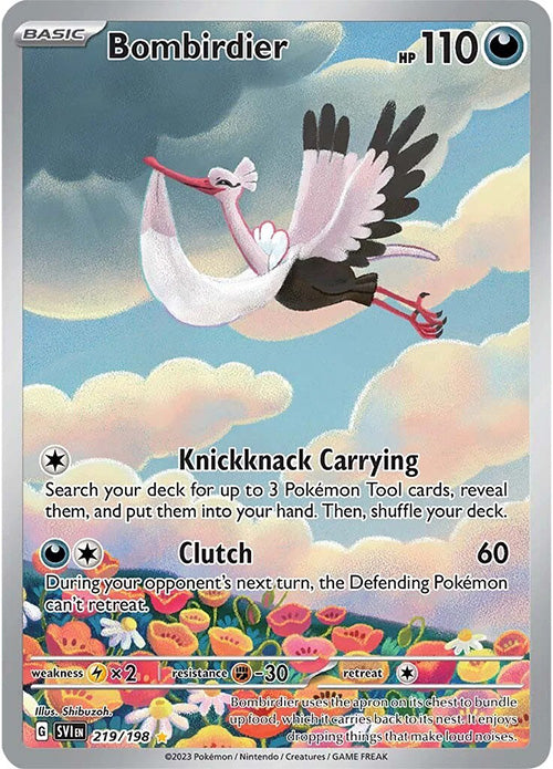 Bombirdier - 219/198 - Ultra Rare - Scarlet & Violet - Pokemon - NM/M