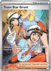 Team Star Grunt - 242/198 - Illustration Rare - Scarlet & Violet - Pokemon - NM/M