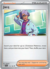 Jacq - 175/198 - Reverse Holo Trainer - Scarlet & Violet - Pokemon - NM/M