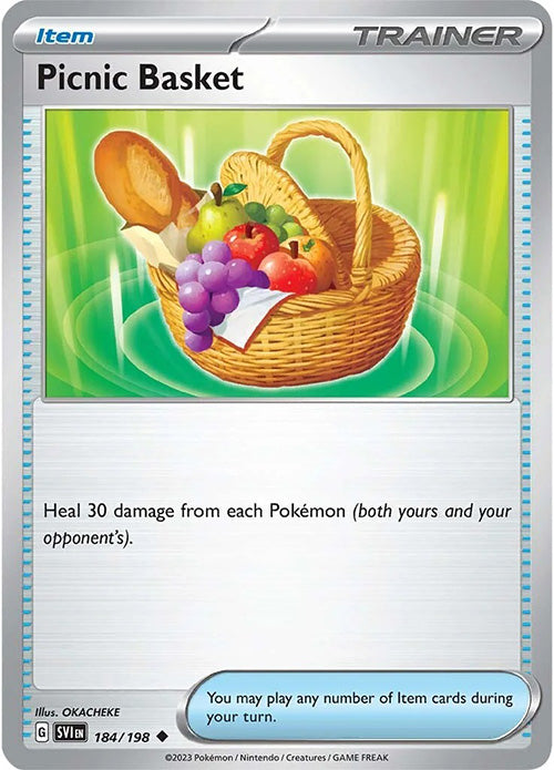 Picnic Basket - 184/198 - Trainer - Scarlet & Violet - Pokemon - NM/M