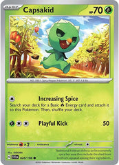 Capsakid - 028/198 - Reverse Holo Common - Scarlet & Violet - Pokemon - NM/M