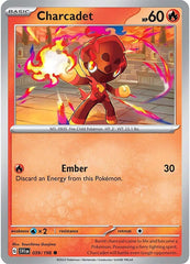 Charcadet - 039/198 - Reverse Holo Common - Scarlet & Violet - Pokemon - NM/M