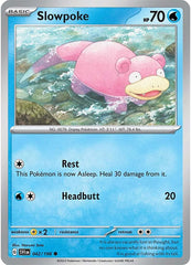 Slowpoke - 042/198 - Reverse Holo Common - Scarlet & Violet - Pokemon - NM/M