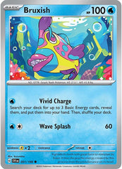 Bruxish - 051/198 - Reverse Holo Common - Scarlet & Violet - Pokemon - NM/M