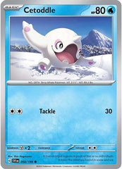 Cetoddle - 058/198 - Common - Scarlet & Violet - Pokemon - NM/M