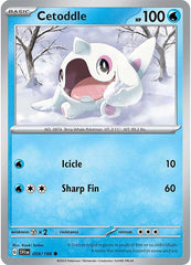 Cetoddle - 059/198 - Common - Scarlet & Violet - Pokemon - NM/M