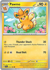 Pawmo - 075/198 - Reverse Holo Common - Scarlet & Violet - Pokemon - NM/M