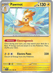 Pawmot - 076/198 - Holo Rare - Scarlet & Violet - Pokemon - NM/M