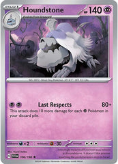 Houndstone - 106/198 - Holo Rare - Scarlet & Violet - Pokemon - NM/M