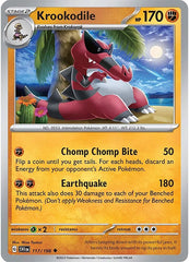 Krookodile - 117/198 - Reverse Holo Uncommon - Scarlet & Violet Pokemon NM/M