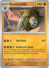 Sandaconda - 120/198 - Reverse Holo Uncommon - Scarlet & Violet Pokemon NM/M